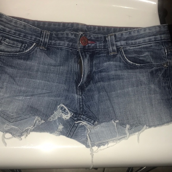 AX cut off jean shorts size 4.  BIN E - Picture 1 of 7